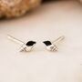 Sterling Silver Seashell Stud Earrings, thumbnail 1 of 7