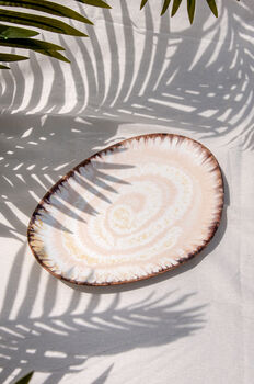 White Large Oval Serving Plate, 3 of 4