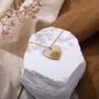 Daisy Pressed Flower Heart Jewellery Set, thumbnail 7 of 10