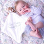 Personalised Monkey Baby Comforter Blanket Toy, thumbnail 1 of 5
