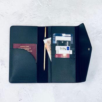 Limited Edition Leather Travel Wallet, 6 of 11