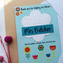 Plant A Flower Seed Paper Teacher Card, thumbnail 3 of 11