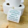 Personalised 1st Anniversary Paper Toilet Roll, thumbnail 3 of 4