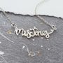 Personalised Name Heart Necklace, thumbnail 1 of 6