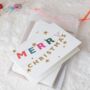 Merry Christmas Bunting Card Pack, thumbnail 1 of 3