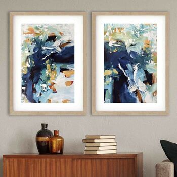 Abstract Wall Art Print Set From Original Painting, 11 of 12