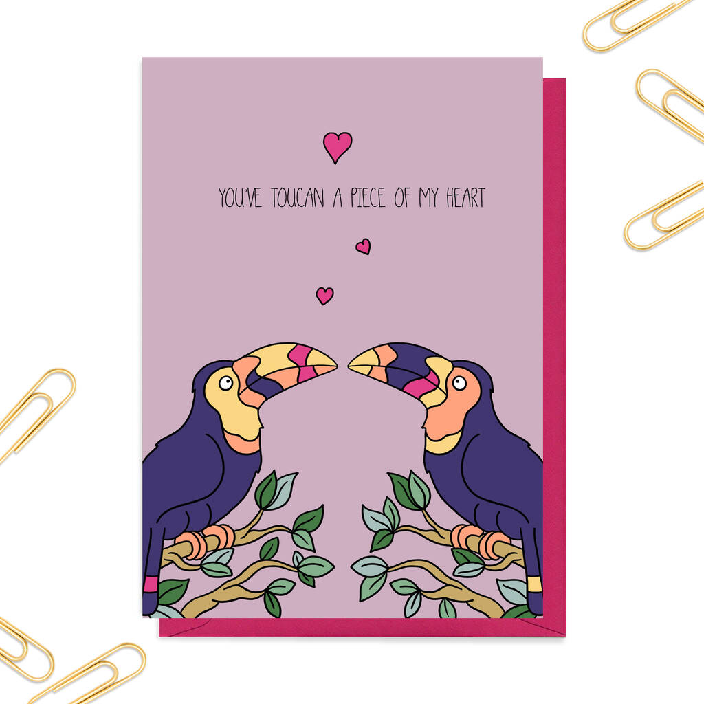Toucan Valentine's Card