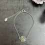 Silver Plated Green Opal Necklace, thumbnail 9 of 9