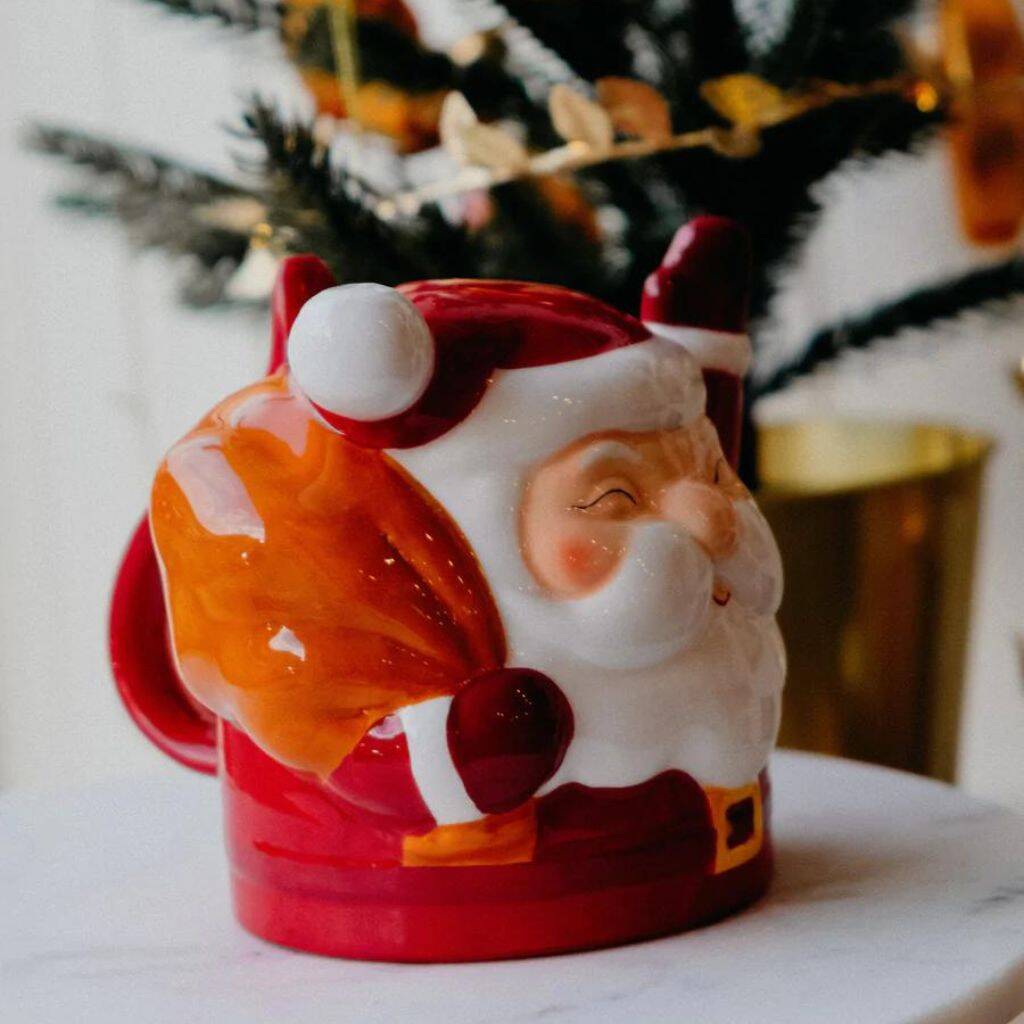 Santa Claus Ceramic Xl Christmas Mug By Ajouter Store