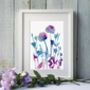 Watercolour Flower Mix Number Three, Giclee Print, thumbnail 1 of 4