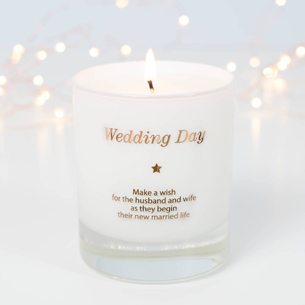Make A Wish Wedding Day Candle, 1 of 5