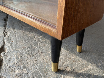 Mid Century Bookcase With Glass Doors By Turnidge, 5 of 12