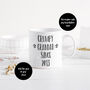 Grumpy Grandfather Since Personalised Ceramic Mug T, thumbnail 2 of 2