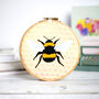 Bumblebee Thread Painting Embroidery Kit, thumbnail 3 of 9