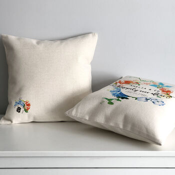 Personalised Happily Ever After Wedding Cushion, 5 of 5