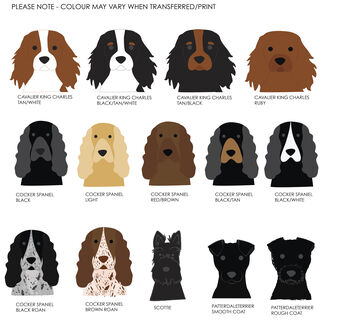 Personalised Confetti Dog Breed Birthday Card, 8 of 10