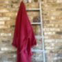 Merlot Long Organic Cotton Cloud Robe, thumbnail 4 of 4