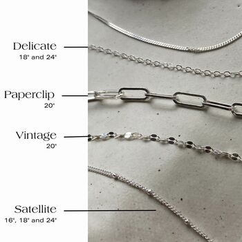 Silver Family Multiple Birthstone Necklace, 8 of 11