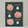 'Happy New Home' Three Pigs Card, thumbnail 2 of 3