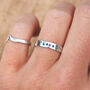 Personalised Silver Pet Memorial Paw Print Ring, thumbnail 11 of 11