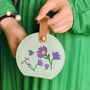 Birth Flower Travel Jewellery Case, thumbnail 1 of 12