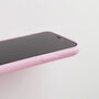 Pink Faux Leather Embossed Personalised Phone Case, thumbnail 7 of 11