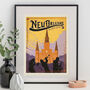 New Orleans Travel Print, thumbnail 2 of 2