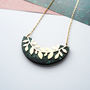 Delicate Gold Plated Leaf Necklace, thumbnail 2 of 3