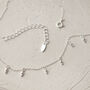 Sterling Silver Hanging Lanterns Necklace, thumbnail 4 of 5