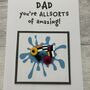 Liquorice Allsorts Polymer Clay Birthday Card Handmade, thumbnail 1 of 12