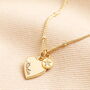Personalised Heart And Bail Or Star Birthstone Charm Necklace, thumbnail 3 of 9