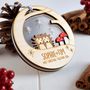 Personalised First Christmas Together Tree Decoration, thumbnail 1 of 7