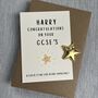 Personalised Well Done Gcse's Gold Star Postcard, thumbnail 2 of 3