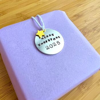 Personalised Christmas And New Year Keepsake Gift Tag, 7 of 10