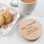 Personalised Coffee Coaster End Of Year Gift For Teacher, thumbnail 1 of 10