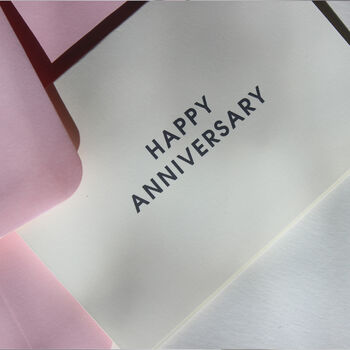 Happy Anniversary Card, Congratulations Card, 2 of 5