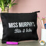 Personalised Teacher Gift Accessory Pouch, thumbnail 1 of 4