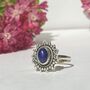 Elegant Silver Rings With Semi Precious Gemstones, thumbnail 2 of 12