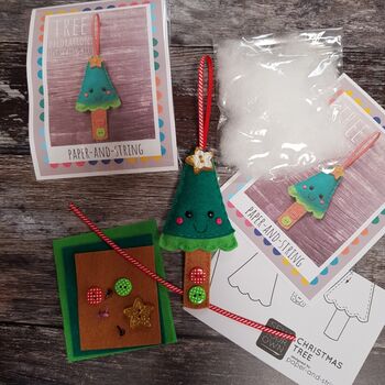 Christmas Tree Decoration Mini Sewing Kit, 3 of 5