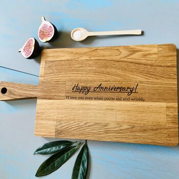 Personalised Gourmet Oak Prep And Serve Board, 3 of 4