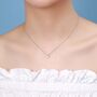 Whale Pendant Necklace In Sterling Silver, thumbnail 5 of 10