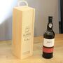 Personalised Wooden Wine Box, thumbnail 1 of 3
