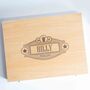 Personalised Wooden Art Box Seconds, thumbnail 5 of 8
