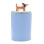 Blue Ceramic Dog Treat Jar, thumbnail 3 of 4