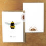 Bumblebee A6 Greetings Cards, thumbnail 3 of 7