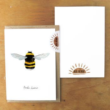 Bumblebee A6 Greetings Cards, 3 of 7