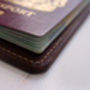 Personalised Italian Leather Passport Cover, thumbnail 6 of 7