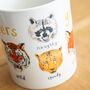 'Growlers' Ceramic Animal Mug, thumbnail 5 of 7