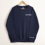 Personalised Roman Numerals Unisex Sweatshirt With Initial On Sleeve, thumbnail 4 of 9