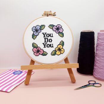 'You Do You' Cross Stitch Kit, 3 of 8